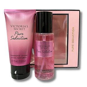 Body Splash Corporal 75ml + Loção Hidratante 75ml Pure Seduction Victoria's Secret | Original