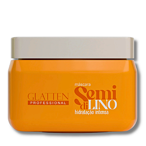 Máscara Semi Di Lino HIDRATAÇÃO de Diamante Tratamento Profissional Glatten