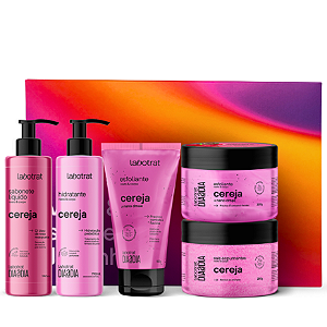 Kit Dia a Dia Experiência de Banho Cereja com 5 Itens Labotrat