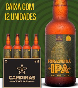 Caixa Fechada com 12 unid. da CAMPINAS Forasteira - American IPA - 500ml