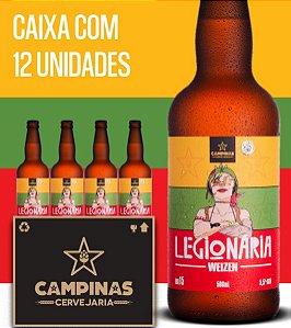 Caixa de Cerveja Artesanal - CAMPINAS Legionária (German) Weizen 500ml - 12 unidades