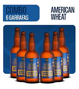 Pack de cerveja artesanal da CAMPINAS - 6 American Wheat  500ml