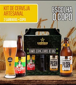 Pack de Cerveja Artesanal da CAMPINAS - 6 CAMPINAS Pilsen 600ml