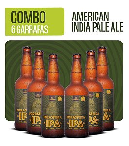 33%OFF PAGUE 4 LEVE 6 - Pack de Cerveja Artesanal - CAMPINAS Forasteira American IPA 500ml - 6 unidades