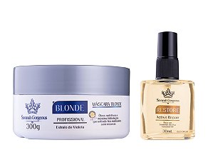 Máscara Blonde 300g + Óleo Reparador de Pontas 30ml