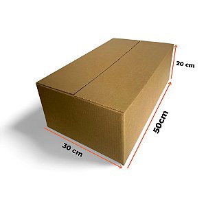25 Caixas De Papelão 50x30x20 cm Novas Para Embalagem Correios Sedex E-commerce