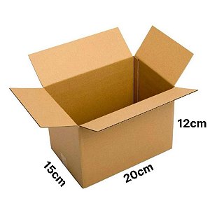 25 Caixas De Papelão Para Correios Sedex e Pac 20x15x12 Cm