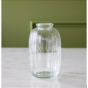 Kit 2 Vasos Decorativo em Vidro Jarrinho Flores Solitário Mesa Posta