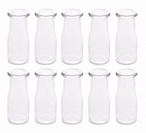 Kit 10 Vasos em Vidro Decorativo Mesa Posta Lembrancinhas