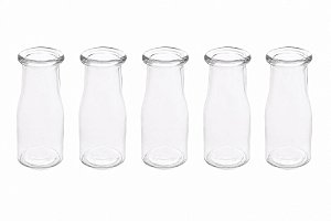 Kit 5 Vasos em Vidro Decorativo Mesa Posta Lembrancinhas