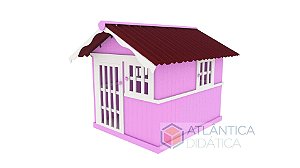 Casinha de Madeira Infantil sem Varanda
