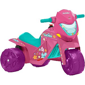 Moto Eletrica Ban Moto 6V Rosa