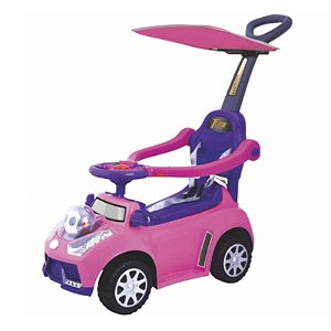Carro Passeio Divertido Robozinho Rosa