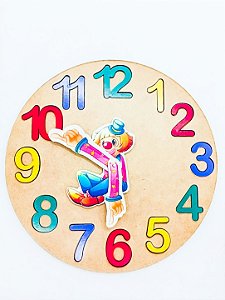 Relogio Pedagogico MDF