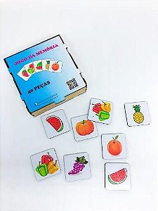 Memória frutas e Hortaliças em MDF