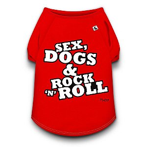 CAMISETA PARA CACHORROS "ROCK, BEBÊ"