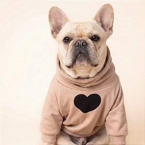 Moletom para cachorros "Love" Frapuccino