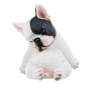 Escultura bulldog francês dormindo