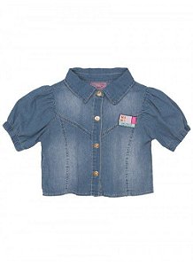 CAMISETE JEANS RETRÔ MOMI