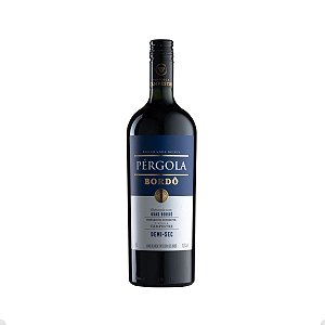 Vinho Tinto de Mesa Pérgola Demi Sec Bordô Campestre 1litro