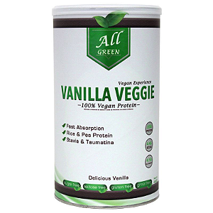 Vanilla Veggie ( 450G- Proteína Vegana ) All Green Labs