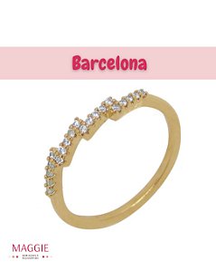 Anel Barcelona - Dourado