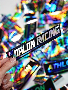 Adesivo Holográfico Athlon Speed Blue