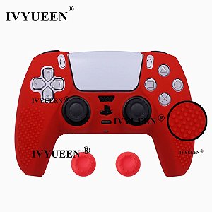 IVYUEEN Studded Capa Protetora, Pele para PlayStation 5, DualSense, Controlador