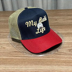 Boné trucker " My Bald Life"