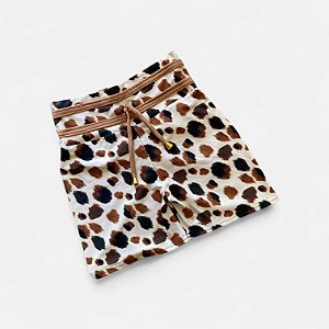 Short AVULSO Estampado Cintura Alta Empina