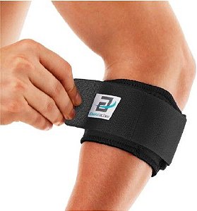 CHA751PRU - CINTA TENIS ELBOW AJUSTAVEL PRETO U - CHANTAL