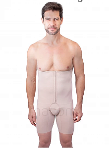 MACOM - CINTA BERMUDA C/ CINTURA ALTA MASCULINA - BEGE - GG