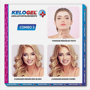 KELOGEL - KIT DE ADESIVOS ANTI-SINAIS (1 TESTA E 4 OLHOS)