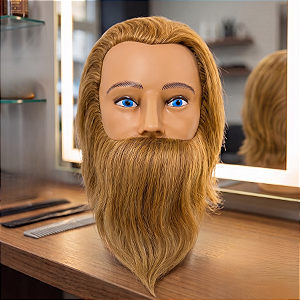 Manequim Masculino Com Barba Para Treino Profissional E Exposição