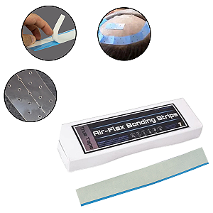 Fita Adesiva Para Prótese Capilar Air Flex Bonding Azul 30 cm x 4.0 cm 01 Unidade