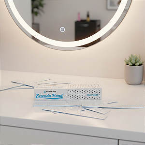 Fitas Adesivas Extenda Bond em gel 30 cm x 4.0 cm 100 unidades