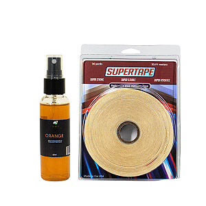 Kit De Manutenção Removedor Orange 60 ml, Fita Adesiva Super Tape 36 Yards x 1.9cm  Protese Capilar Silicone Hibrida , Peruca , Aplique Hair , BHS