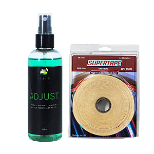 Kit De Manutenção Removedor Adjust 120ml, Fita Adesiva Super Tape 36 Yards x 2.5cm Protese Capilar Silicone Hibrida , Peruca , Aplique Hair , BHS
