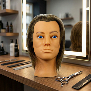 Manequim Masculino Sem Barba Para Treino de Corte