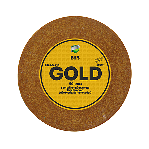 Fita Adesiva Gold Super 50 metros x 3,5 cm Para Prótese Capilar Original l Não Derrete