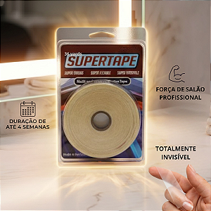 Fita Adesiva Super Tape 33m x 1,9cm Prótese Capilar