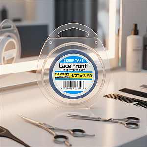 Fita Adesiva Azul Lace Front 3 Yards x 1,3 cm Para Próteses Capilares E Perucas