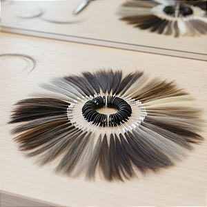 Anel de Cores Variadas Próteses Capilares 63 Combinações, Profissional, barber