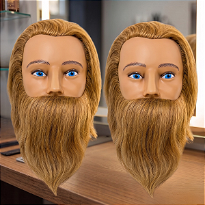 Kit Casadinha - Manequim Masculino Com Barba 2 Unidades Para Treino