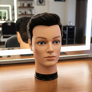 Prótese Capilar Masculina Micropele 20x25cm Pronta para Uso Corte 2