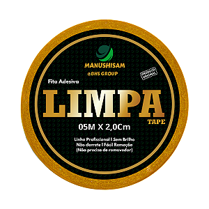 Fita Adesiva Para Prótese Capilar Limpa Tape 05m X 2,0Cm Não Derrete  Silicone Hibrida , Peruca , Aplique Hair , BHS