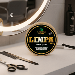Fita Adesiva BHS Para Próteses Capilares Limpa Tape 05m X 2,0Cm Não Derrete