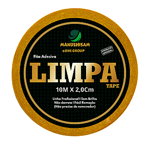 Fita Adesiva Para Prótese Capilar Limpa Tape 10m X 2,0Cm Não Derrete, Hibrida, Peruca, Aplique Hair, BHS