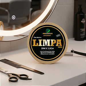 Fita Adesiva Para Prótese Capilar Limpa Tape 25m X 2,0Cm Não Derrete Silicone Hibrida , Peruca , Aplique Hair , BHS