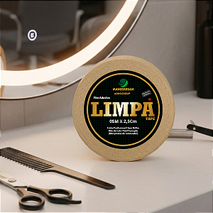 Fita Adesiva Limpa Tape + Para Prótese Capilar 05m X 2,5Cm Não Derrete Protese Capilar Silicone Hibrida , Peruca , Aplique Hair , BHS